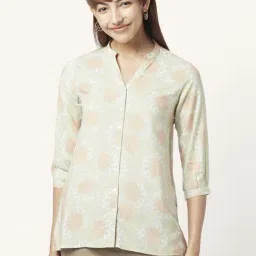 Akkriti by Pantaloons Beige Printed Tunic-picture-24