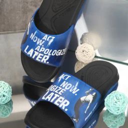 ID Men's Blue Slides-7