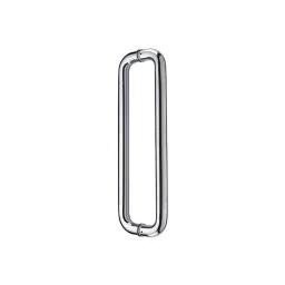 Implemental Stainless Steel Glass Door Handle handle for Glass Door Ovel Shape Handle Matt finish 254 mm(10 Inch), E6954-35