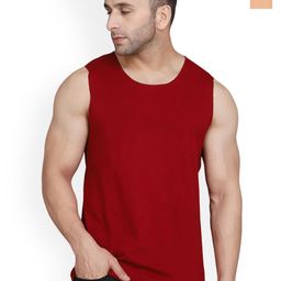 SLOWLORIS Men Pack Of 2 Printed Gym Vests-picture-42