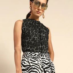 DODO & MOA Grey Printed Top-image-35