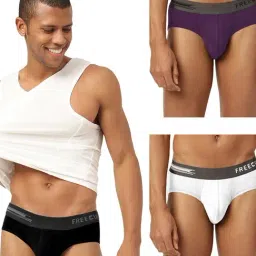 Freecultr Multi Comfort Fit Briefs - Pack of 3-picture-24