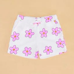 Pantaloons Junior White Floral Print Shorts-image-39