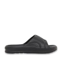 Styli Men's Jet Black Slides-image-12