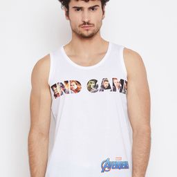 Marvel by Wear Your Mind Men White Printed Round Neck T-shirt-image-58