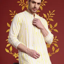 Anouk Dyed Pure Cotton Kurta with Trousers-picture-30