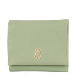 Baggit Green Textured Tri-Fold Wallet for Women-69