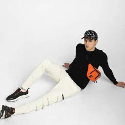 Jack & Jones White Regular Fit Cargo Joggers-image-84