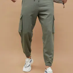 Kappa Men Relaxed-Fit Mid-Rise Joggers-image-22
