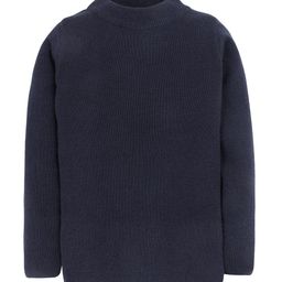 RVK Kids Navy Blue Solid Sweater-image-93