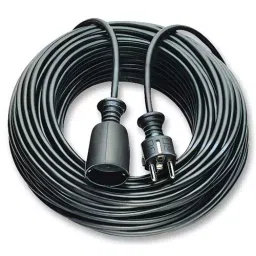 BRENNENSTUHL Extension Lead, Schuko, Black, 5M, 1165440-30