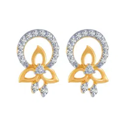 P.C. Chandra Jewellers 18 kt Gold & Diamond Earrings-picture-14