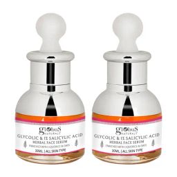 Globus Naturals Glycolic & 1% Salicylic Acid Herbal Face Serum - Pack of 2-image-14