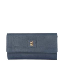 Baggit Blue Textured Wallet for Women-image-38