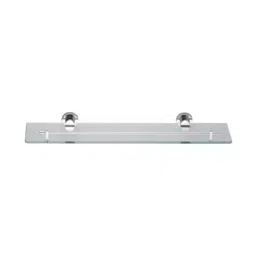 Hindware Neo Classic Glass Shelf Brass Chrome Finish Silver, F880010-image-68