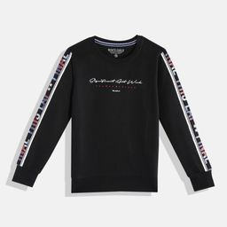 Monte Carlo Boys Black & White Typography Printed Sweatshirt-image-34
