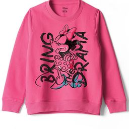 Wear Your Mind Girls Typography Printed Long Sleeves Sweatshirt-picture-1