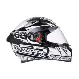 Studds N6 Matt Black Xtra Large (600 mm) Full Face Helmet, Thunder D5 Decor-image-45
