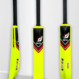 Airic Quintessential and Perfectly Styled Full Size Hard Plastic Bat PVC Plastic Cricket Bat  - Green-23