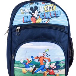Kuber Industries Disney Hey Mickey School Bags  Kids School Bags  Student Bookbag  Travel Backpack  School Bag for Girls & Boys  School Bag with 4 Compartments  Navy Blue-image-92