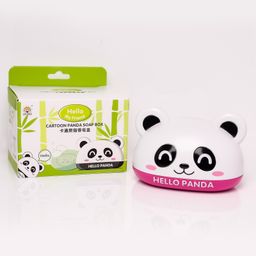 the Little Lookers Cartoon Soap Case Bathtub Soap Box, Soap Dish Holder for Kids, Bathroom Soap Stand, Soap Stand With Cover (Panda - Pink)-40