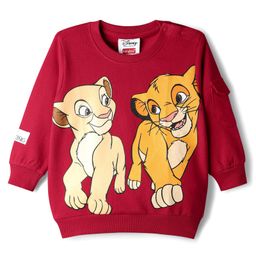 Babyhug Disney Terry Knit Full Sleeves Pullover Sweatshirt with Lion King Graphics - Maroon-picture-25