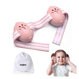 BAYBEE 2 in 1 Noise Cancellation Ear Muffs for Kids | Infant Ear Protector for Babies with 3 Adjustable Lengths & 25db Noise Reduction | Snug Fit Baby Earpads for Sleeping with Silicone Strap (Pink)-16