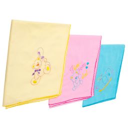 Baby Moo Swaddle Wrapper Teddy Print Pack Of 3 - Multicolour image 2