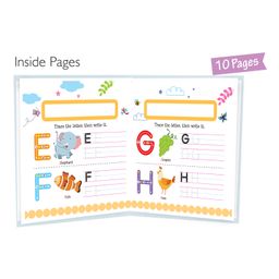hellofriend books My First Wipe and Clean Board Book of Alphabet: Includes Wipe and Clean Pen to Write, Learn, Clean and Write Again image 3