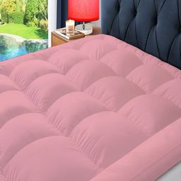 CHICERY Pink Cotton Water Resistant Mattress Protector-image-69
