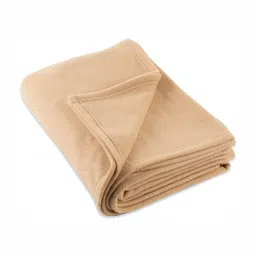 IVAZA Gold-Toned Fleece 233 GSM Double Bed Blanket-picture-46