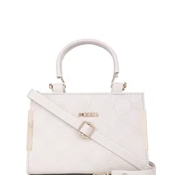 FOMMIL Women Textured Structured Leather Handheld Bag-14
