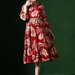 Jaipur Kurti Embroidered Pure Cotton Ethnic Dress-image-89