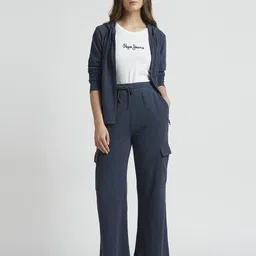 Pepe Jeans Women Hooded Front-Open Sweatshirt-image-75
