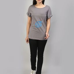 SillyBoom Graphic Printed Extended Sleeves Maternity Feeding T-shirt-image-77