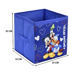 Kuber Industries Set Of 4 Disney Printed Foldable Storage Boxes With Handles image 5
