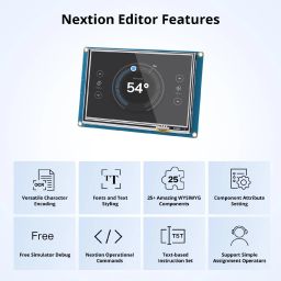 Nextion NX8048T050 5.0" HMI Touch Display 5-inch Basic Series Display Touchscreen Display for Arduino Raspberry Pi - RS106/RS3255/RS3087Nextion NX8048T050 5.0" HMI Touch Display 5-inch Basic Series Display Touchscreen Display for Arduino Raspberry Pi - RS106/RS3255/RS3087 image 5
