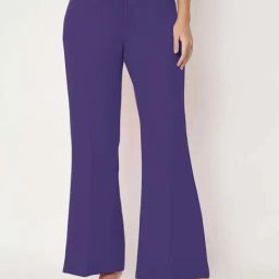 Brinns Violet Flaired Fit Trousers-image-87