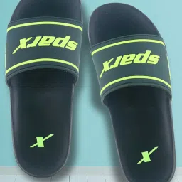 Sparx Men's Forest Green Slides image 1