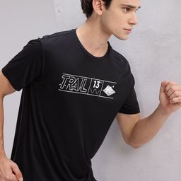 HRX by Hrithik Roshan Brand Logo Print Rapid-Dry Running T-shirt-picture-33