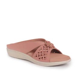 Fausto Women's Elegant Floral Pink Casual Wedges-picture-5