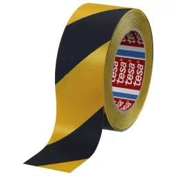Tesa Warning Tape, Pvc, 33M X 50Mm, 04169-00063-93-18