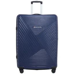 Swiss Military Navy 8 wheels Large Hard Cabin Trolley Bag-image-65