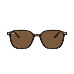 Ray-Ban 0RB2193902/5753 Dark Brown Polarized Leonard Square Sunglasses - 53 mm-28