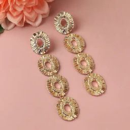 Sohi goldplated drop earrings earrings-image-61