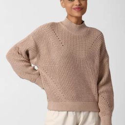 Forever 21 Brown Self Design Sweater-image-88