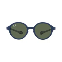 Ray-Ban 0RJ9075S Medium Green Round Sunglasses - 39 mm - Kids-picture-40