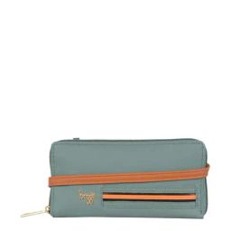 Baggit Green Solid Zip Around Wallet for Women-image-62