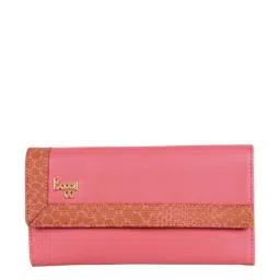 Baggit Pink Solid Wallet for Women-63