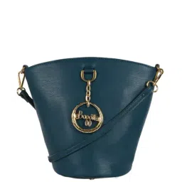 Baggit Blue Solid Medium Sling Handbag-58